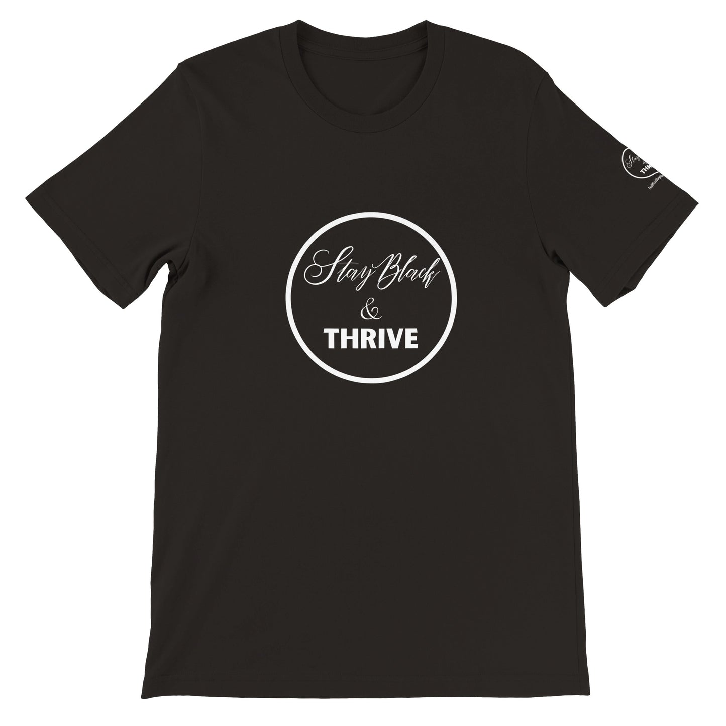Stay Black & Thrive Logo Black T-shirt