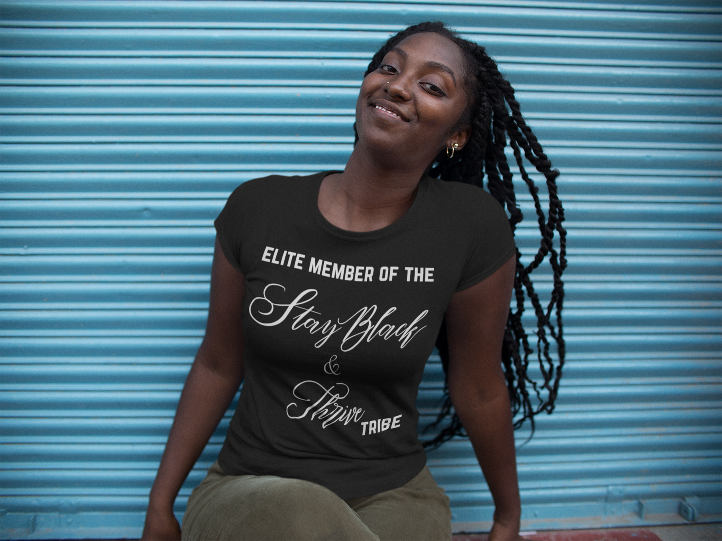 Stay Black & Thrive-Elite Member Black T-shirt