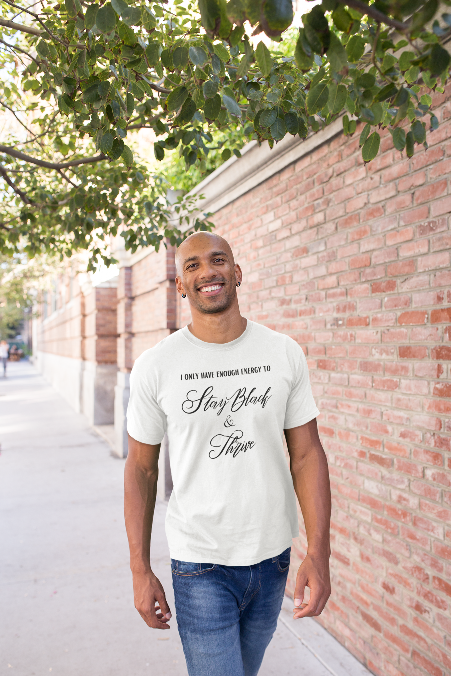 Stay Black & Thrive-I Only Have Enough Energy T-shirt